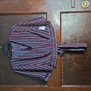 NWT Charlotte Russe Cropped Blouse - Size S